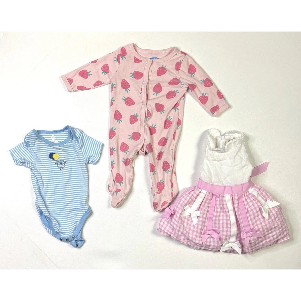 Baby Clothes 6-9 Months Lot Of 3 Bon Bebe Small Wonders Children's Place